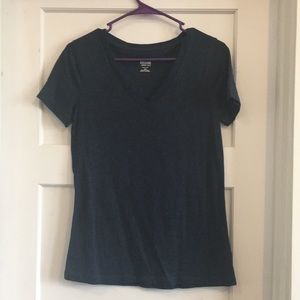 Simple Navy V-Neck